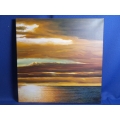 Ocean Sunset Print on Canvas, 26.5 x 26.5 in.